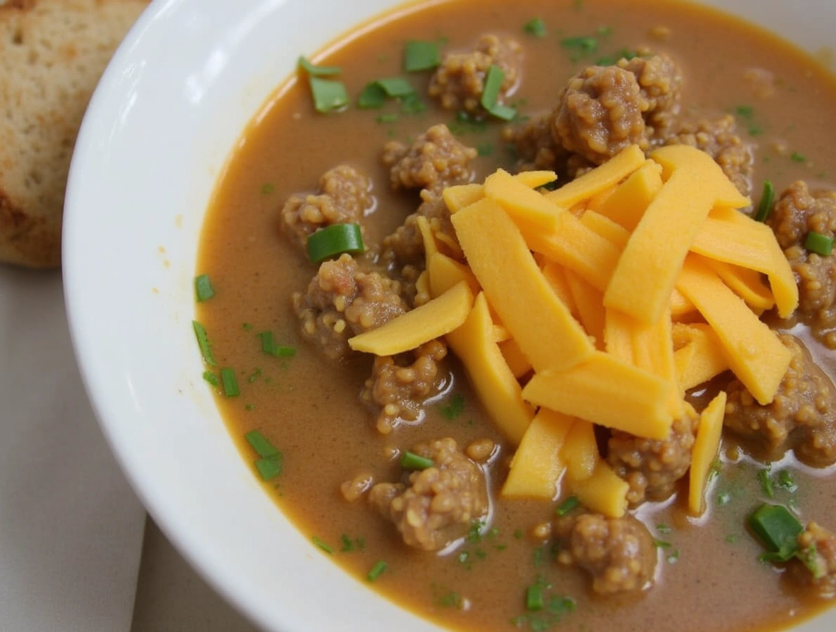 Cheeseburger Comfort Soup
