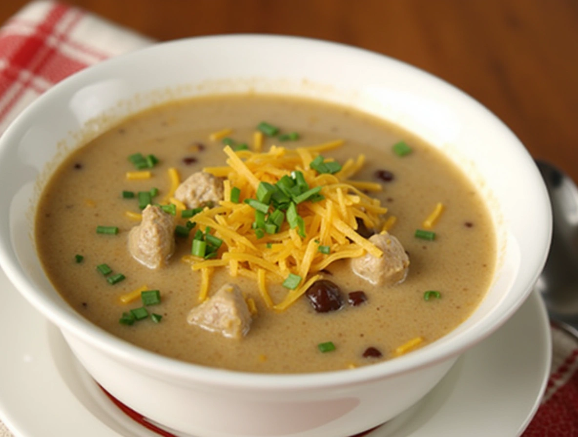 Cheeseburger Comfort Soup - secondary view