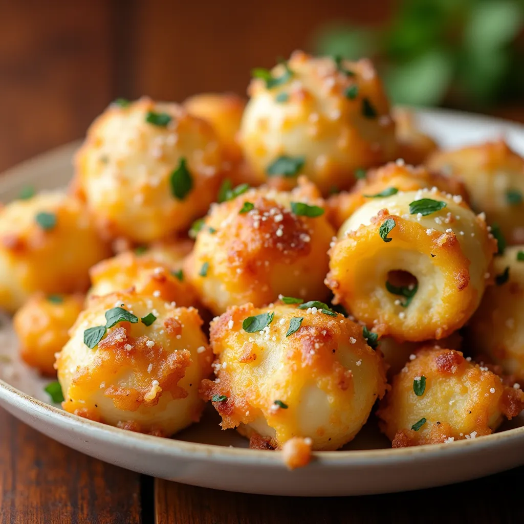 Cheesy Parmesan Mozzarella Bites
