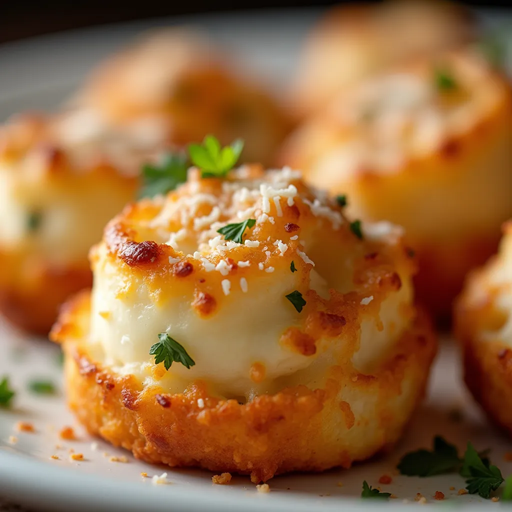 Cheesy Parmesan Mozzarella Bites - tertiary view