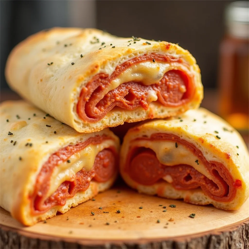 Cheesy Pepperoni Stromboli - tertiary view