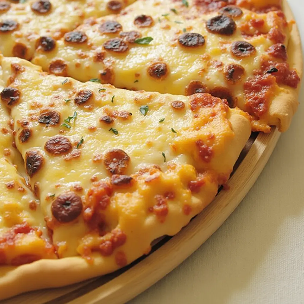 Cheesy Stuffed Pizza