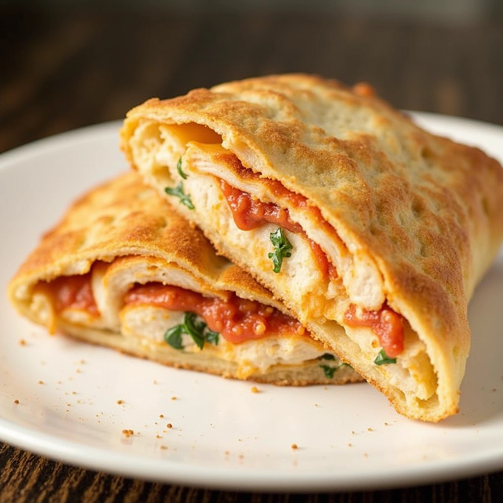 Chicken Parmesan Calzone - tertiary view