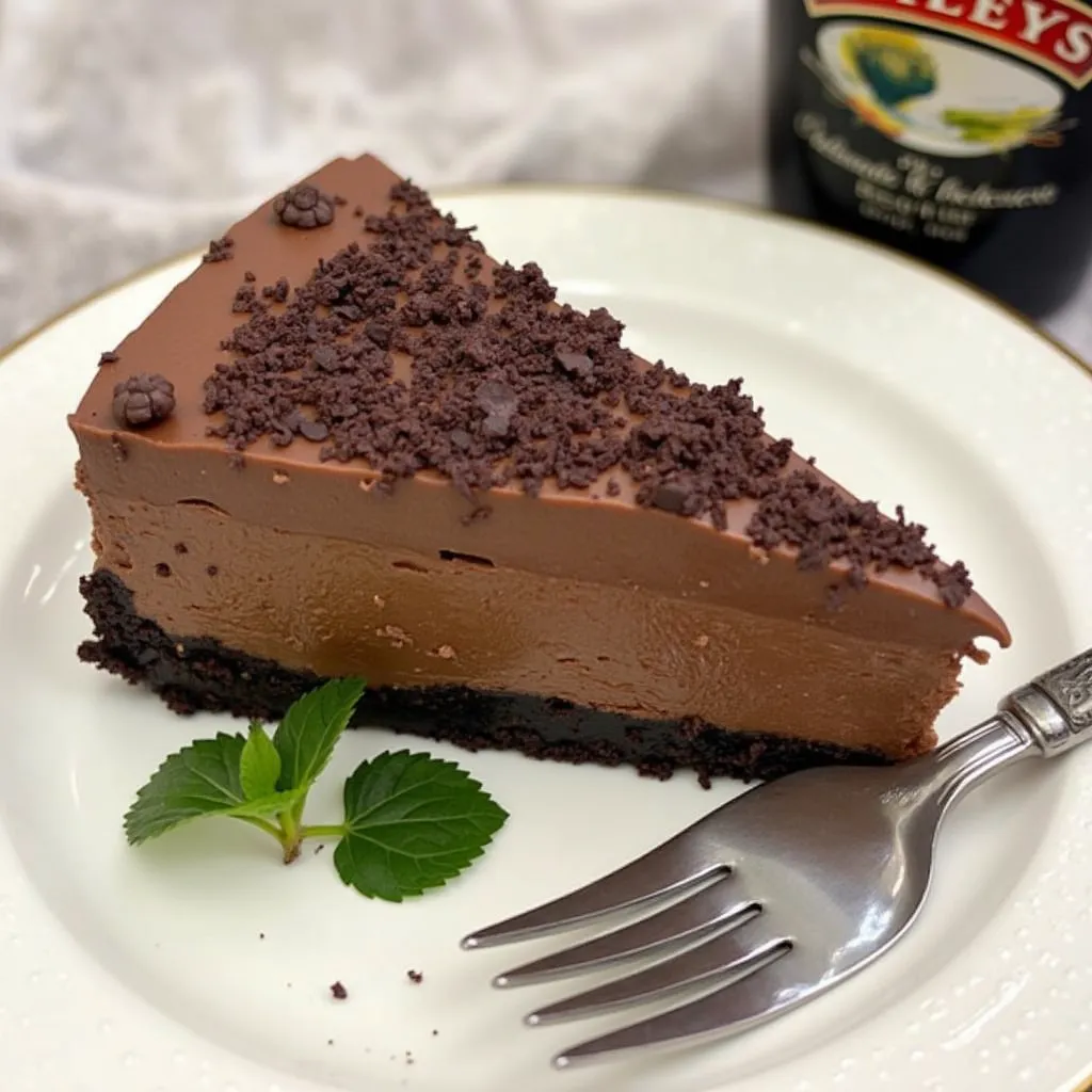 Chocolate Baileys Cheesecake - tertiary view