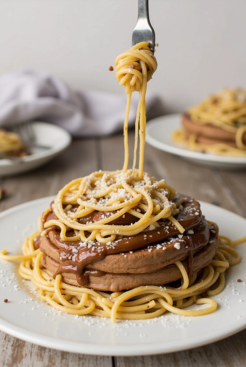 Chocolate Pancake Spaghetti - tertiary view