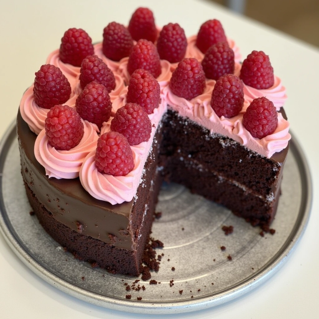 Chocolate Raspberry Dream Cake - secondary view