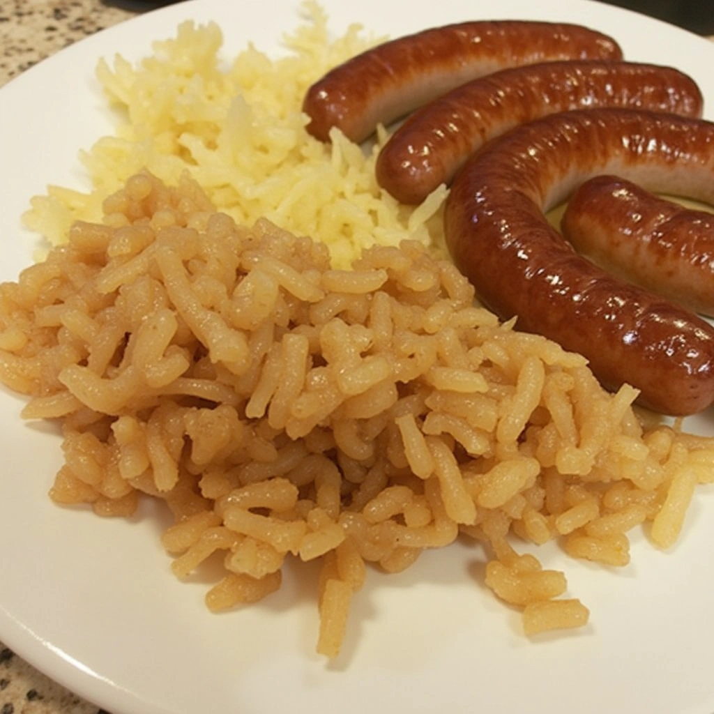 Classic Bratwurst with Sauerkraut - tertiary view