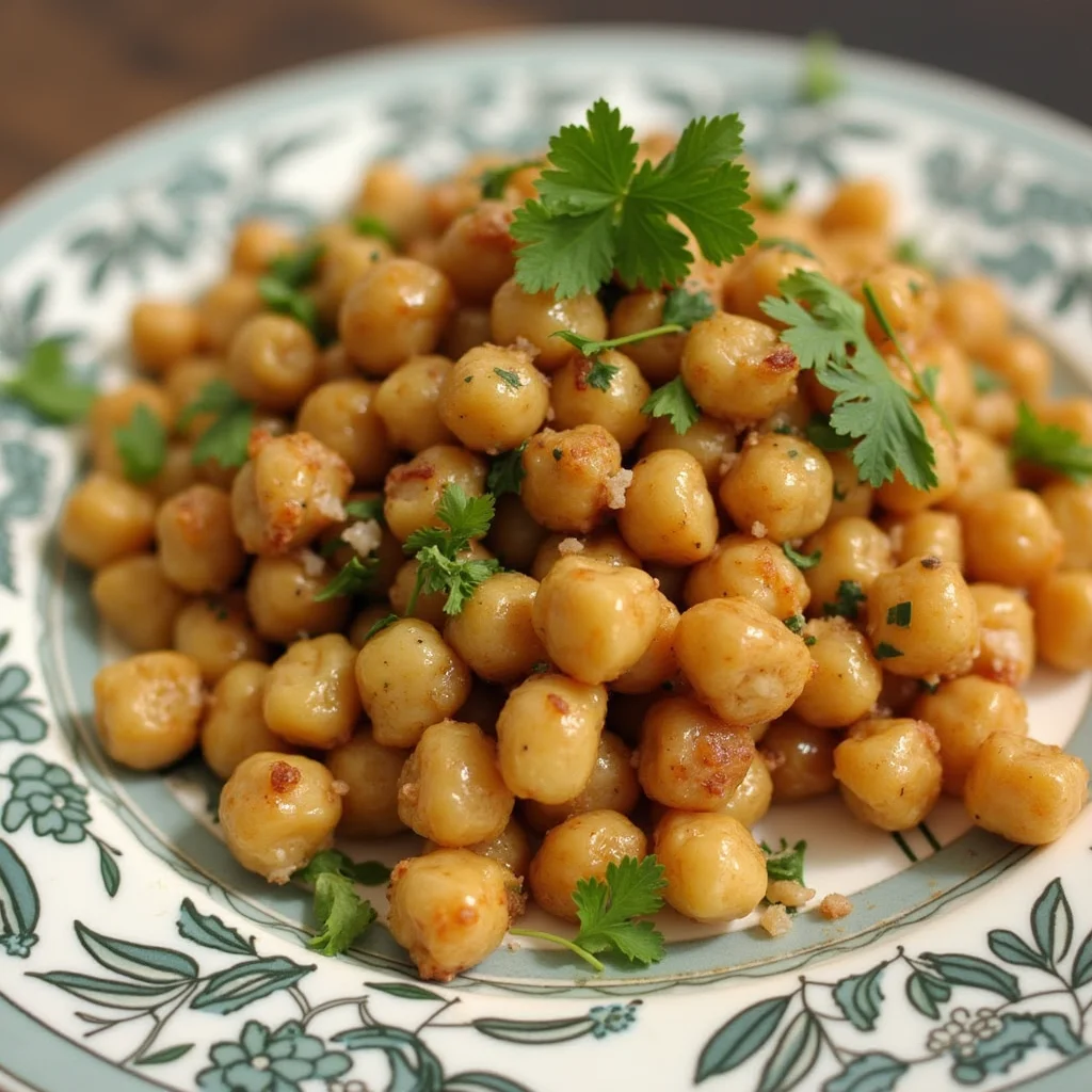 Crispy Chickpea Salad