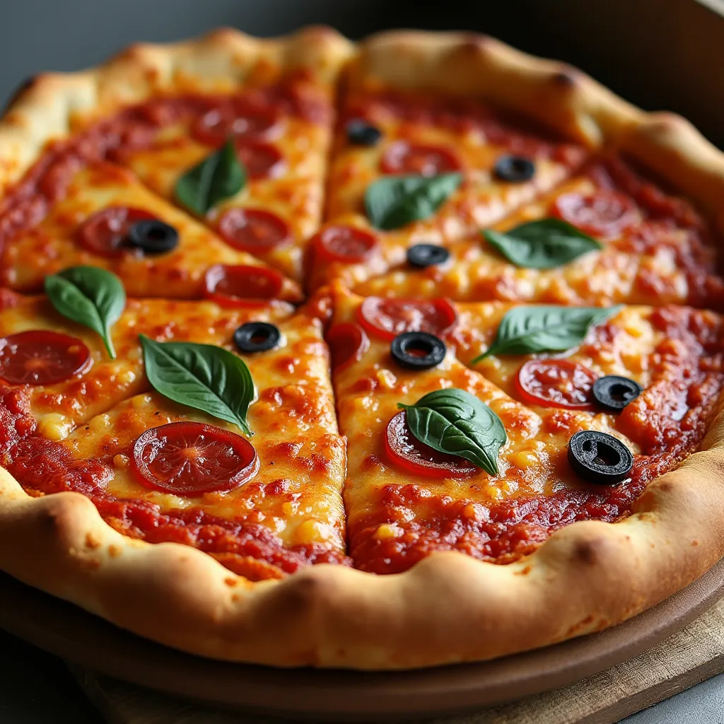 Chicago-Style Deep Dish Pizza - secondary view