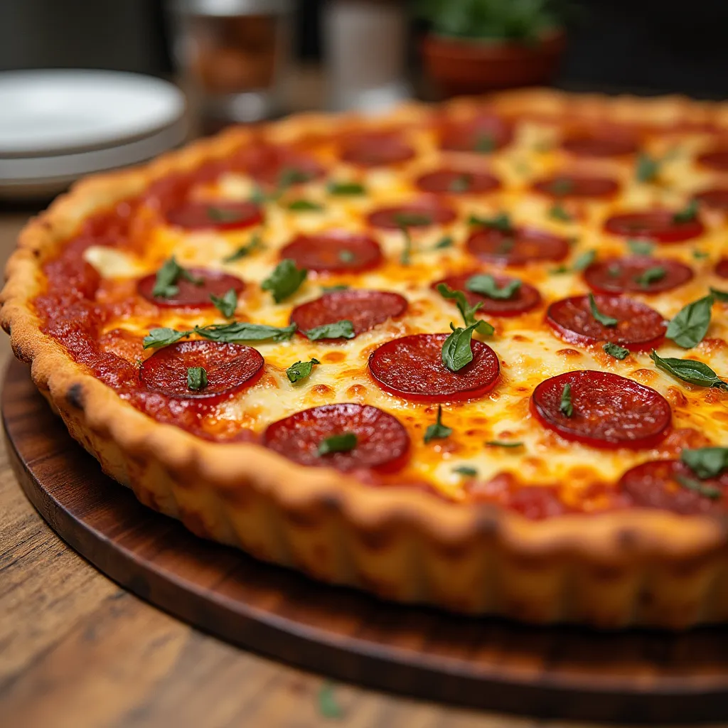 Chicago-Style Deep Dish Pizza