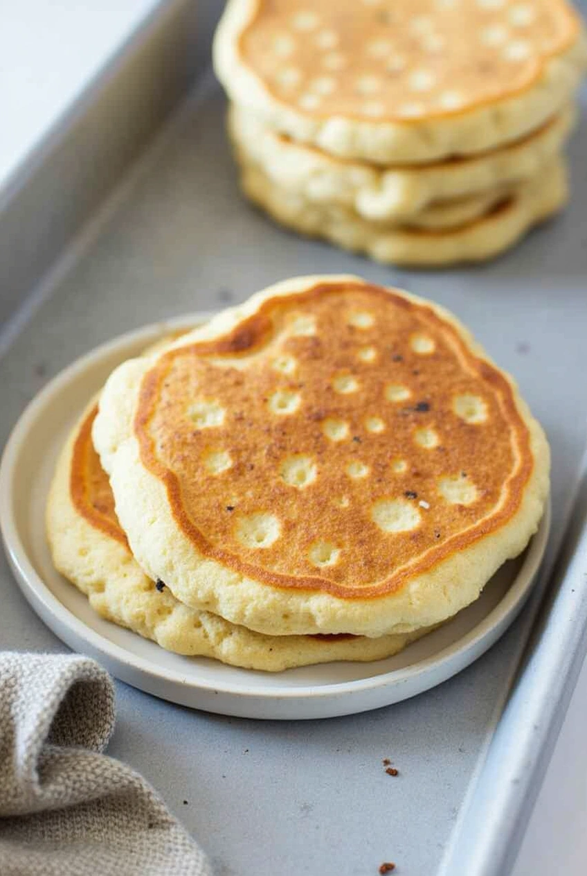 Easy Homemade Sourdough Crumpets
