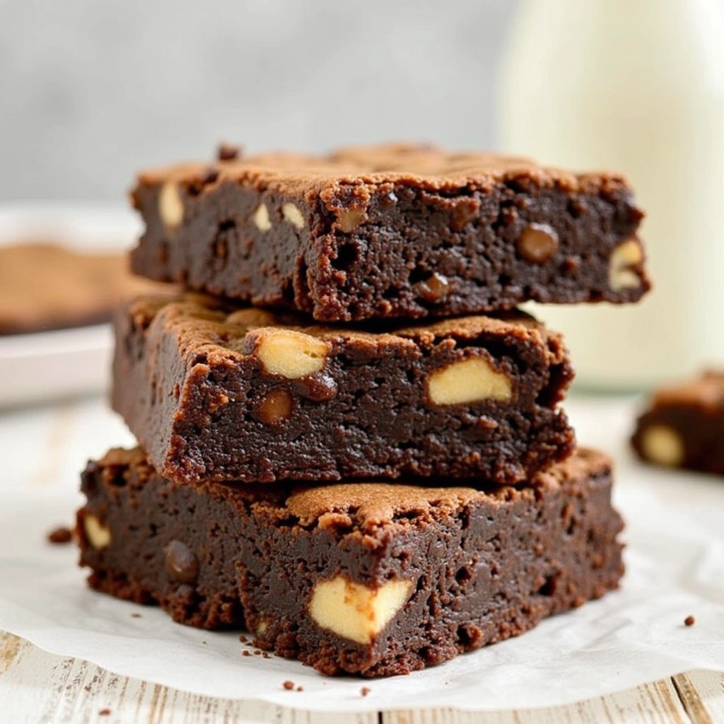 Fudgy Chewy Brookies - secondary view