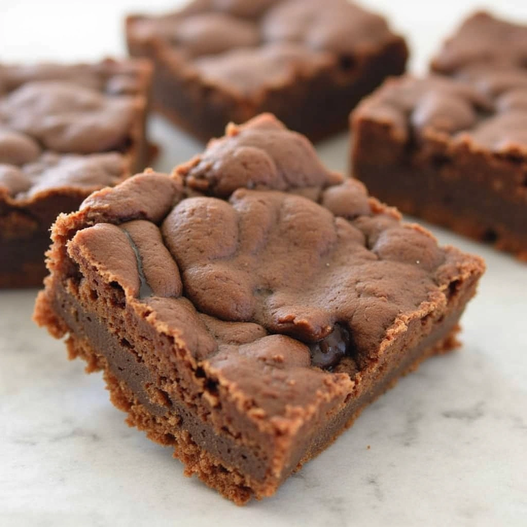Fudgy Chewy Brookies - tertiary view