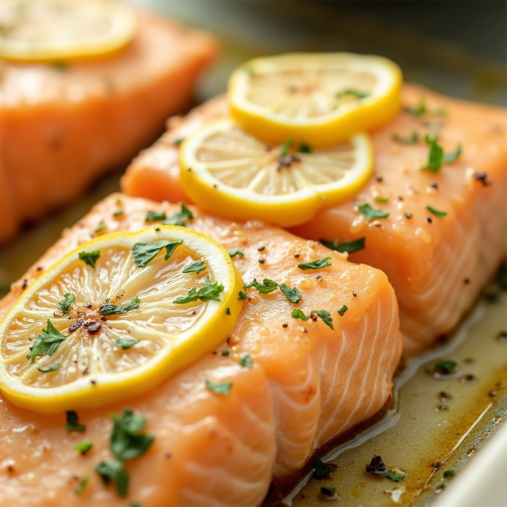 Garlic Butter Baked Salmon - secondary view