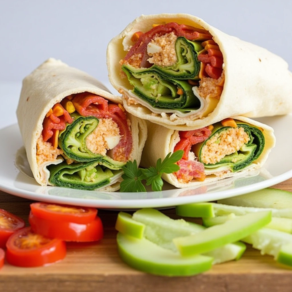 Grilled Veggie Wraps