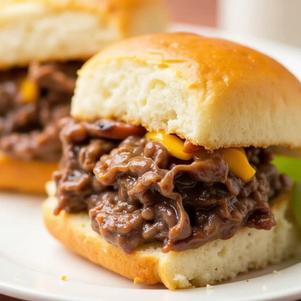 Hearty Slow Cooker French Dip Sandwiches - tertiary view
