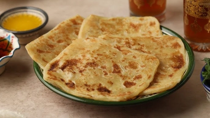 Moroccan Msemen (Square Flatbreads) 🇲🇦 - secondary view