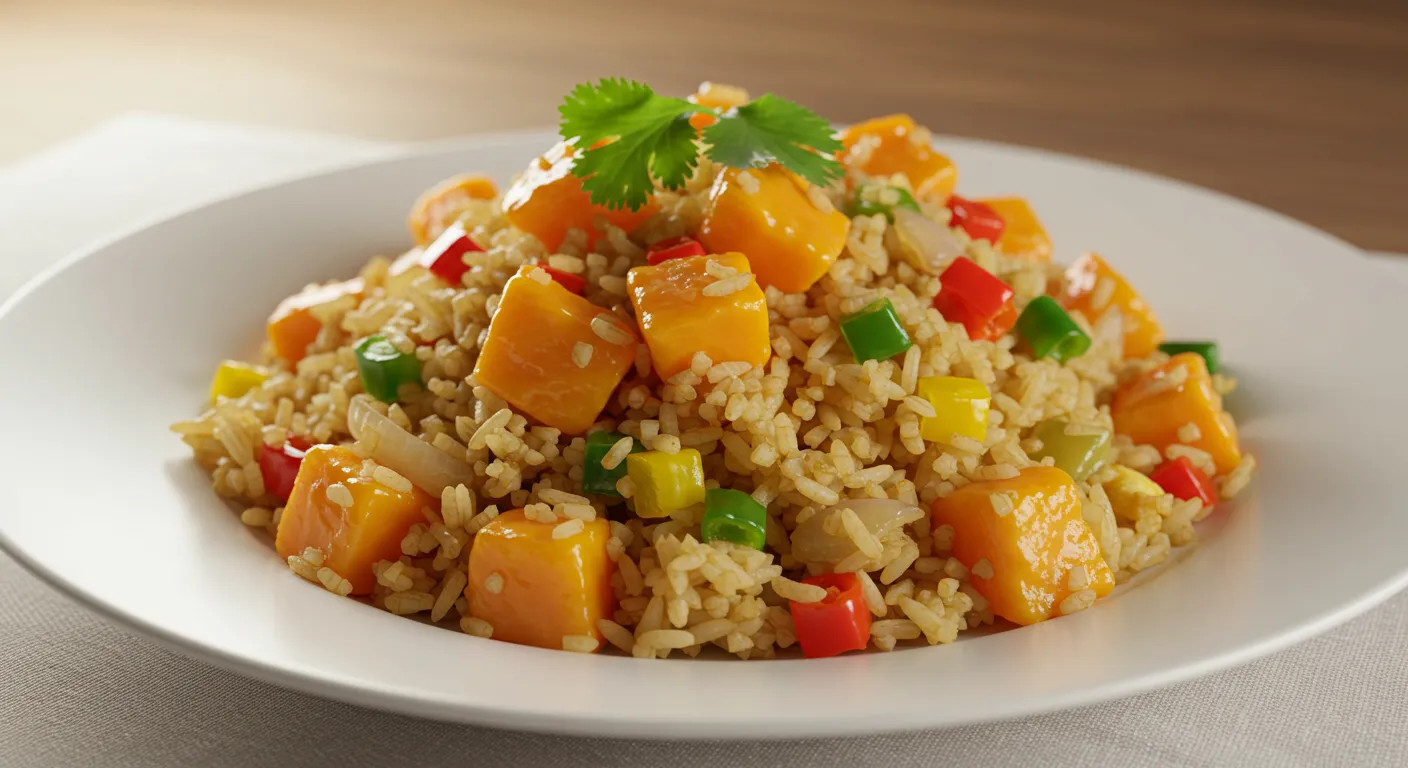 Papaya Rice Papaya Fried Rice | Flirt Recipes