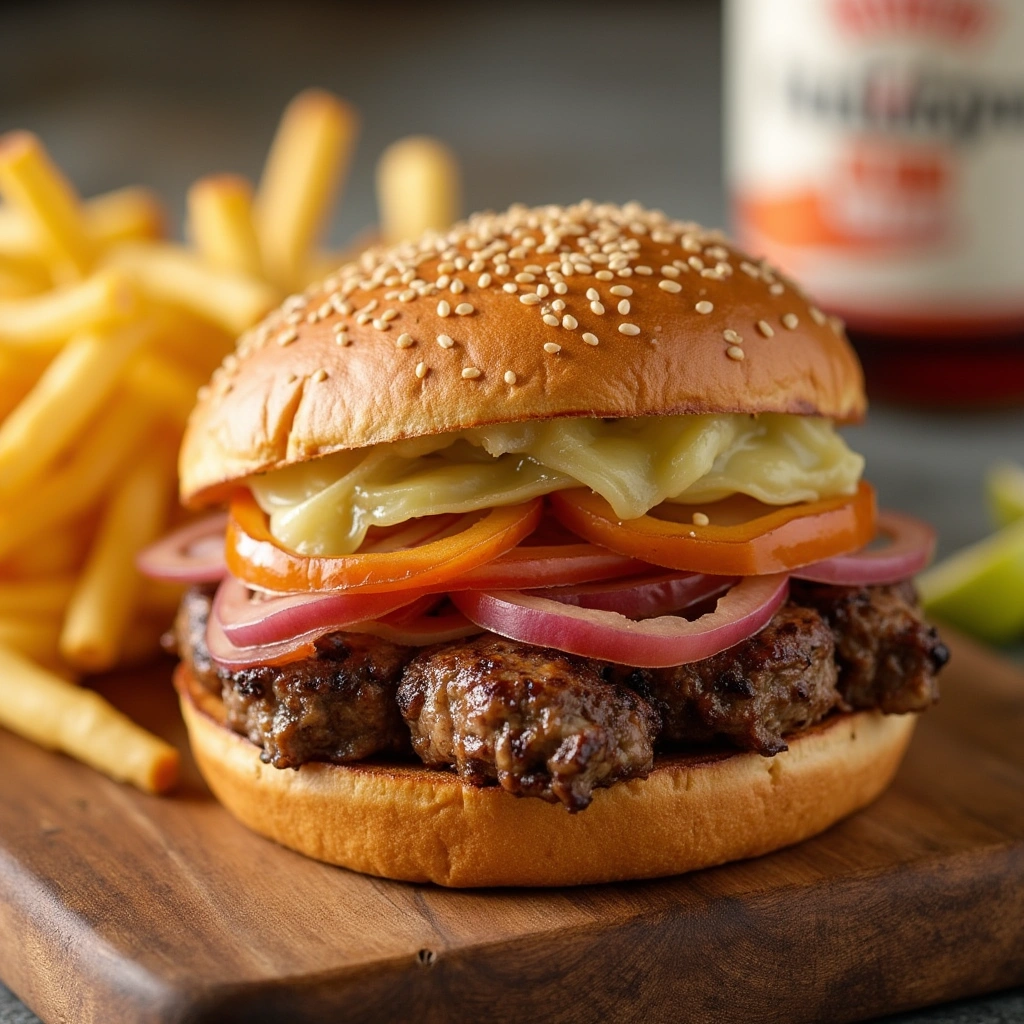 Loaded Steak Sandwich - tertiary view