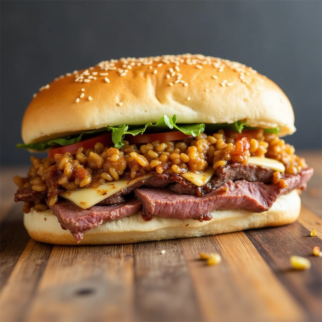 Loaded Steak Sandwich - secondary view