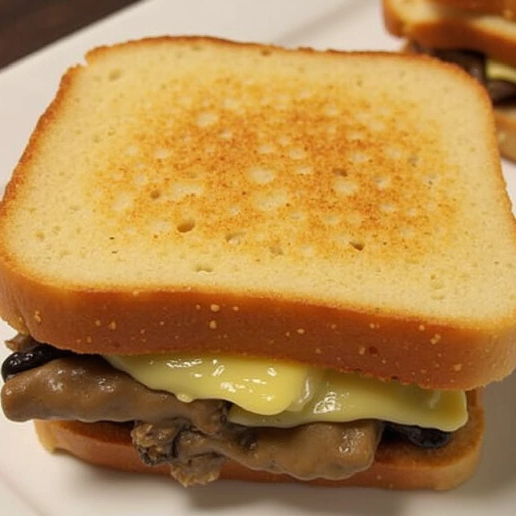 Mushroom Cheese Sandwich - tertiary view