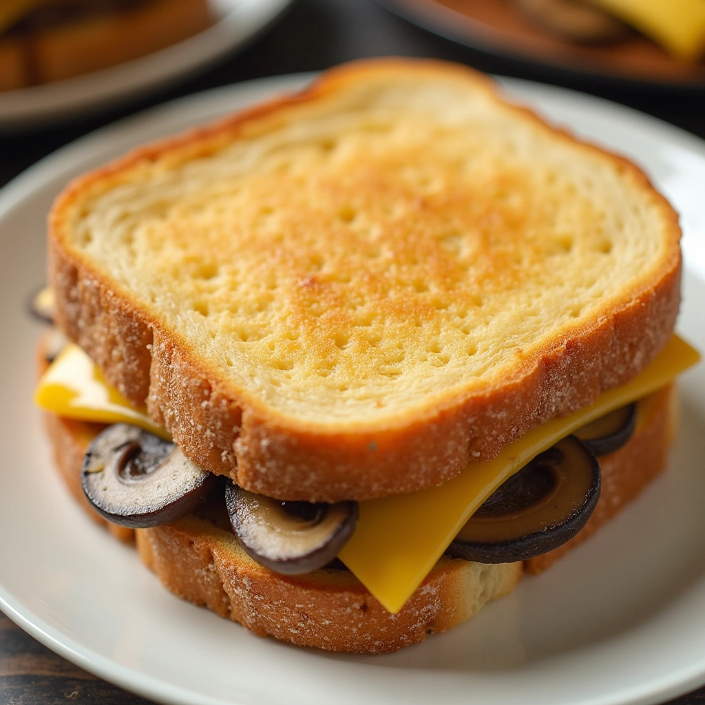 Mushroom Cheese Sandwich