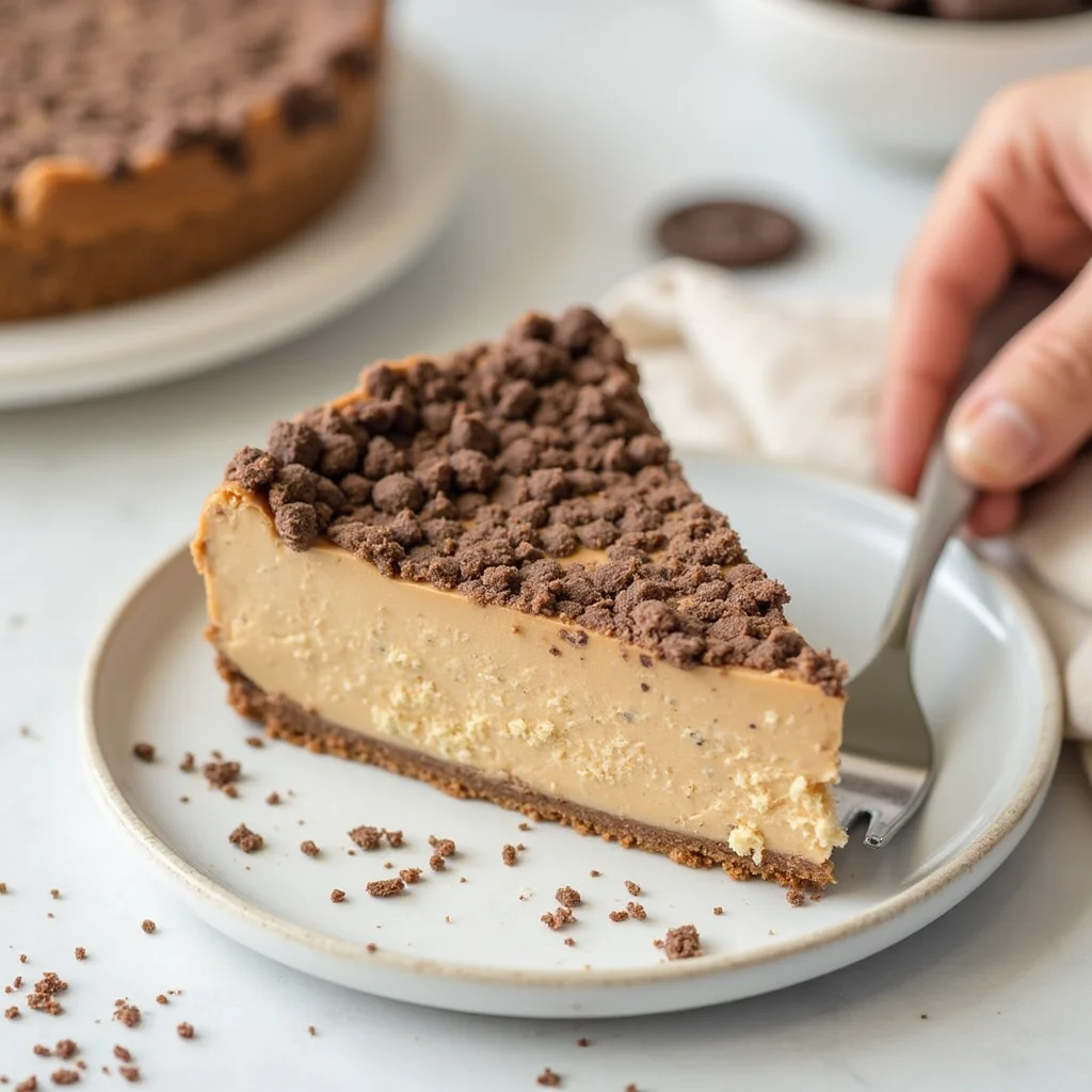 No-Bake Cookie Dough Cheesecake - secondary view