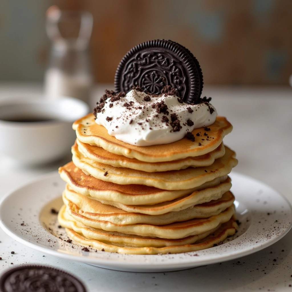 Oreo Pancake Stack - tertiary view