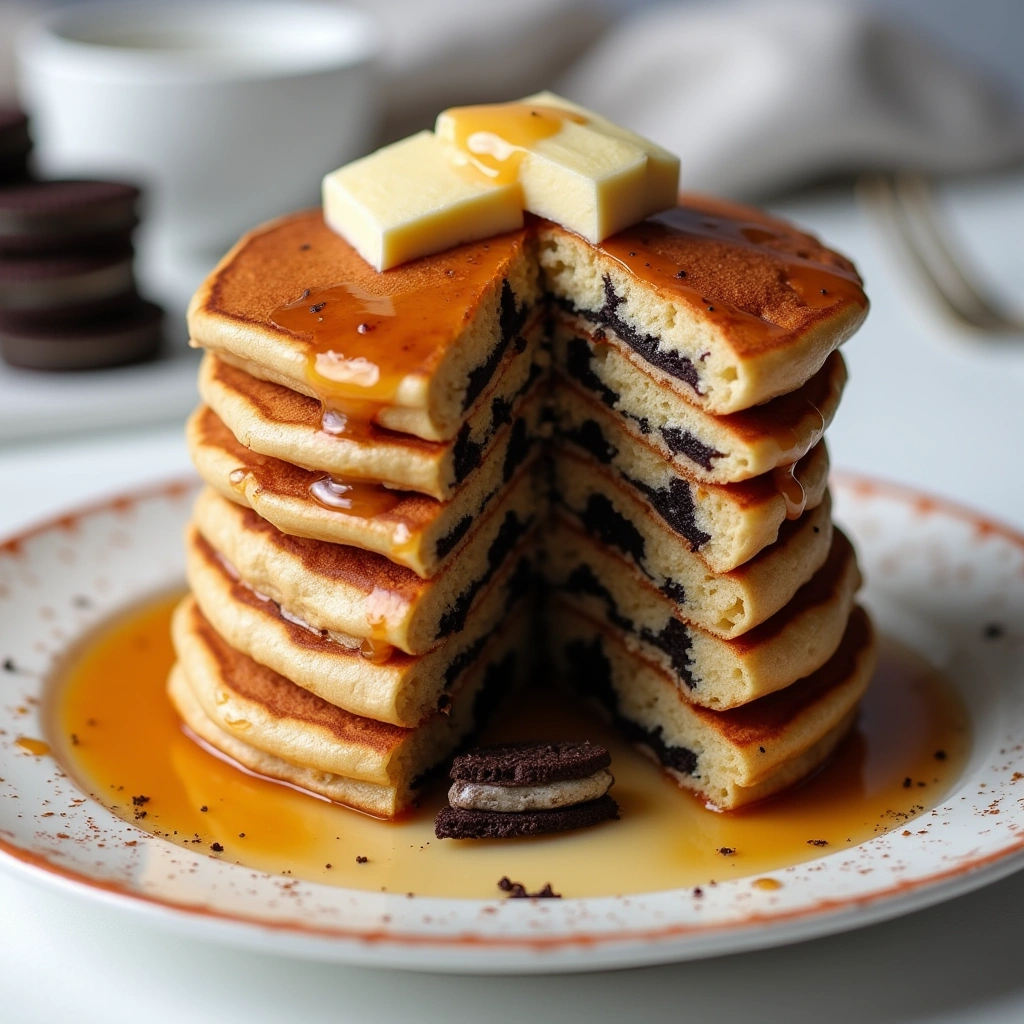 Oreo Pancake Stack - secondary view
