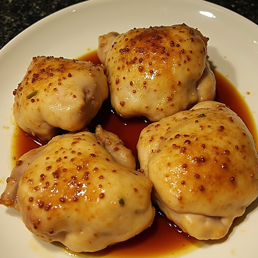 Spicy Honey Garlic Chicken Thighs