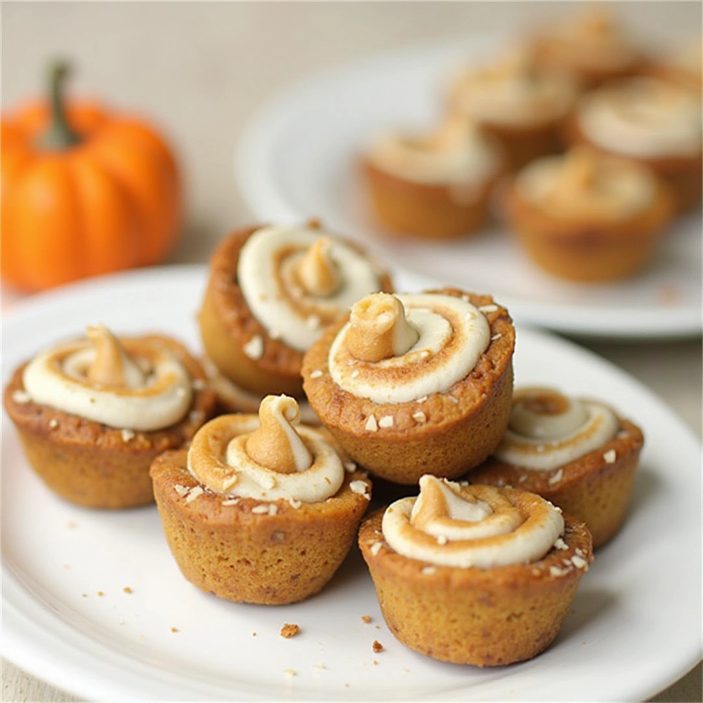 Pumpkin Pie Cinnamon Roll Cups - tertiary view