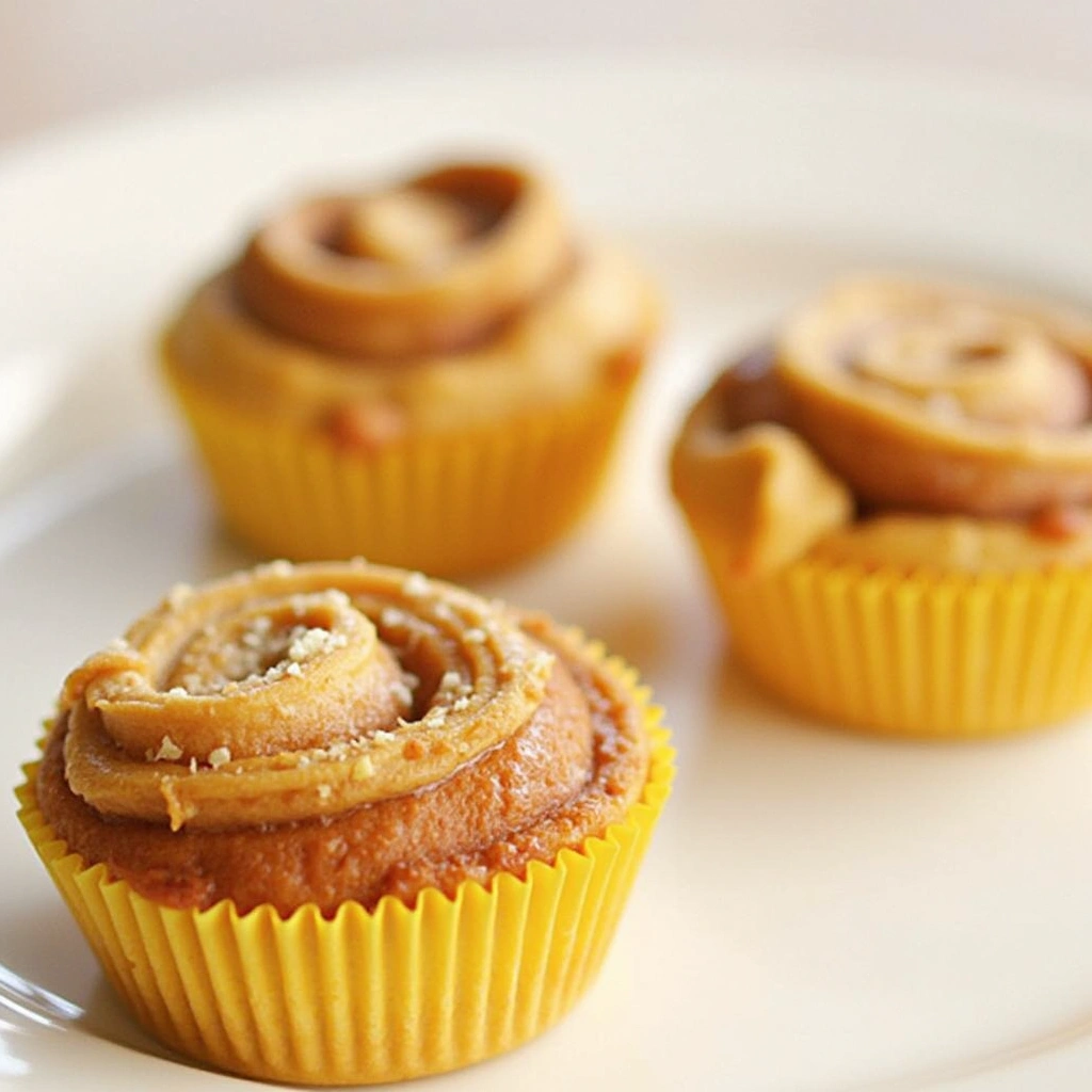 Pumpkin Pie Cinnamon Roll Cups