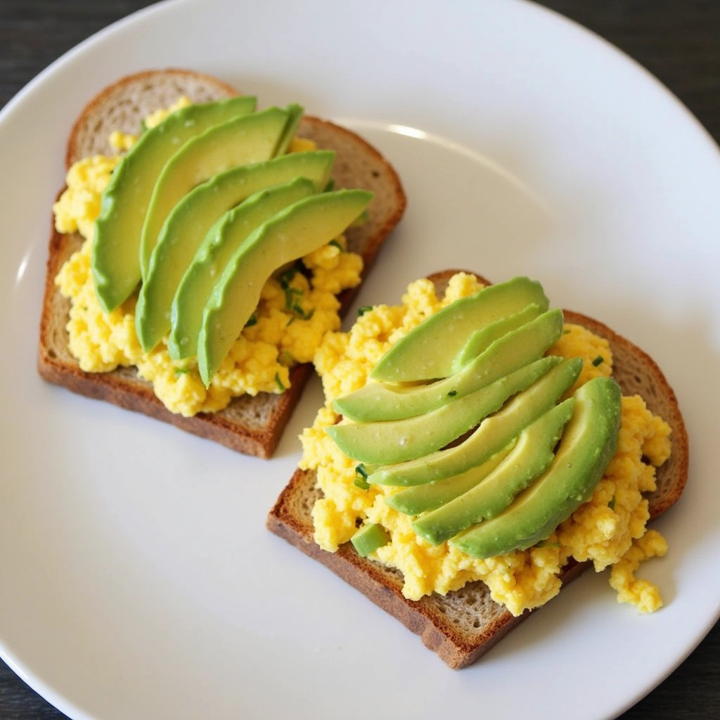 Scrambled Egg & Avocado Toast - secondary view