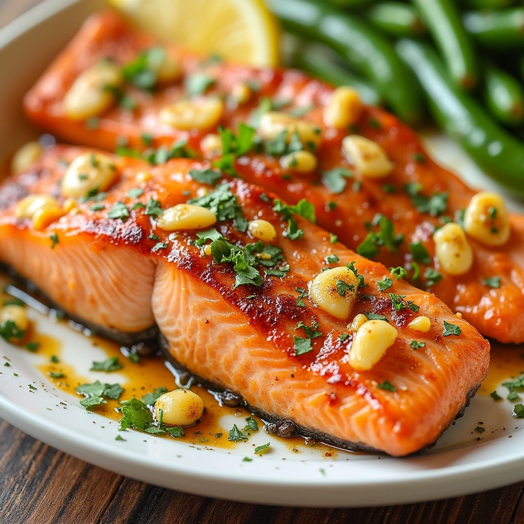 Creole Garlic Salmon - secondary view