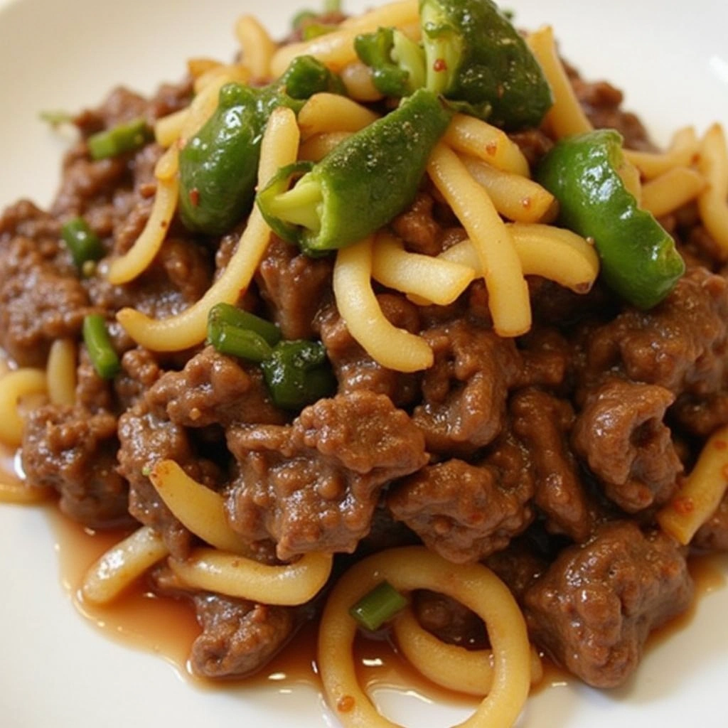 Spicy Mongolian Beef - tertiary view