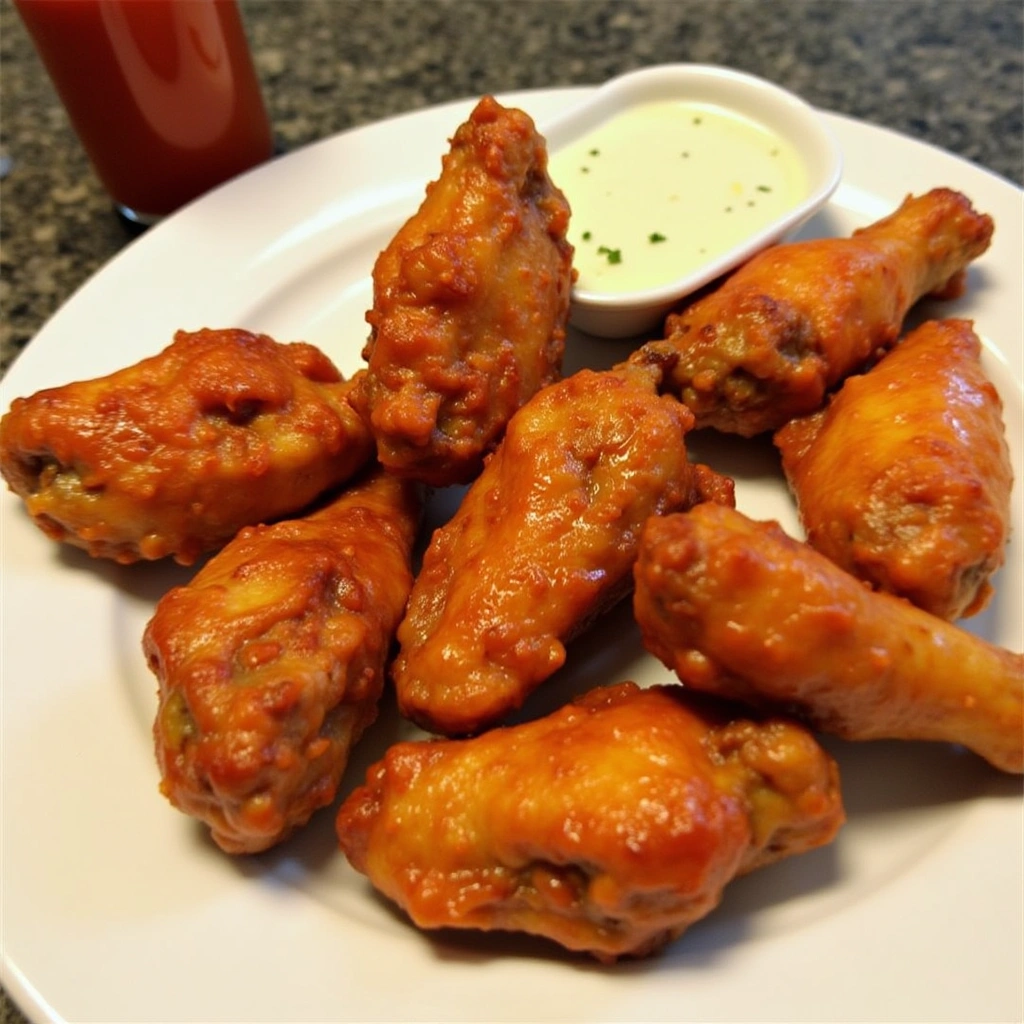 Spicy Sriracha Chicken Wings