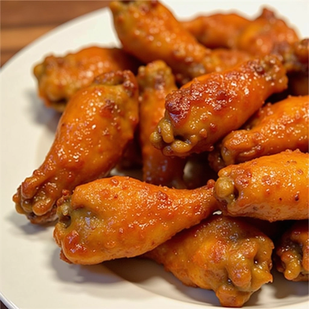 Spicy Sriracha Chicken Wings - tertiary view