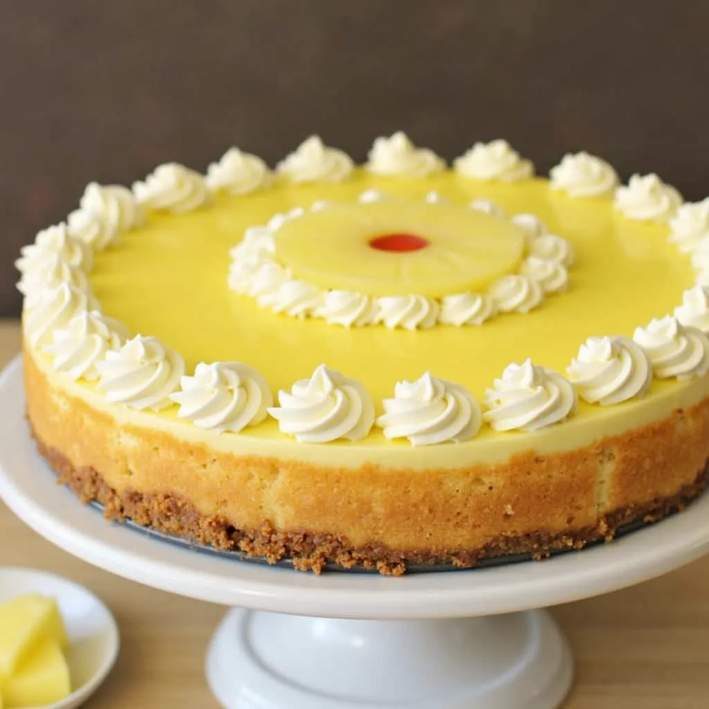 Tropical Pineapple Paradise Cheesecake