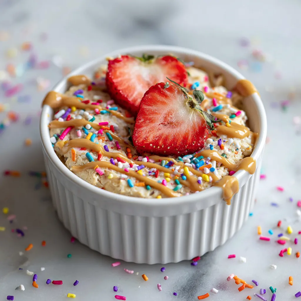 Delicious Sugar Cookie Protein Baked Oats - High Protein Breakfast Recipe