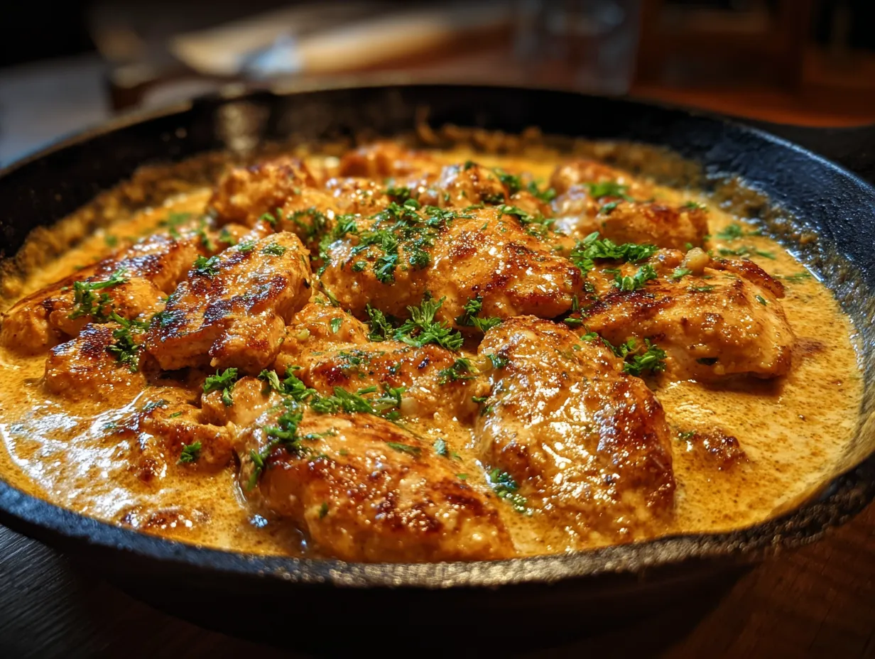 Ultimate Texas Roadhouse Butter Chicken Skillet with Herb Butter and Tender Vegetables - secondary view