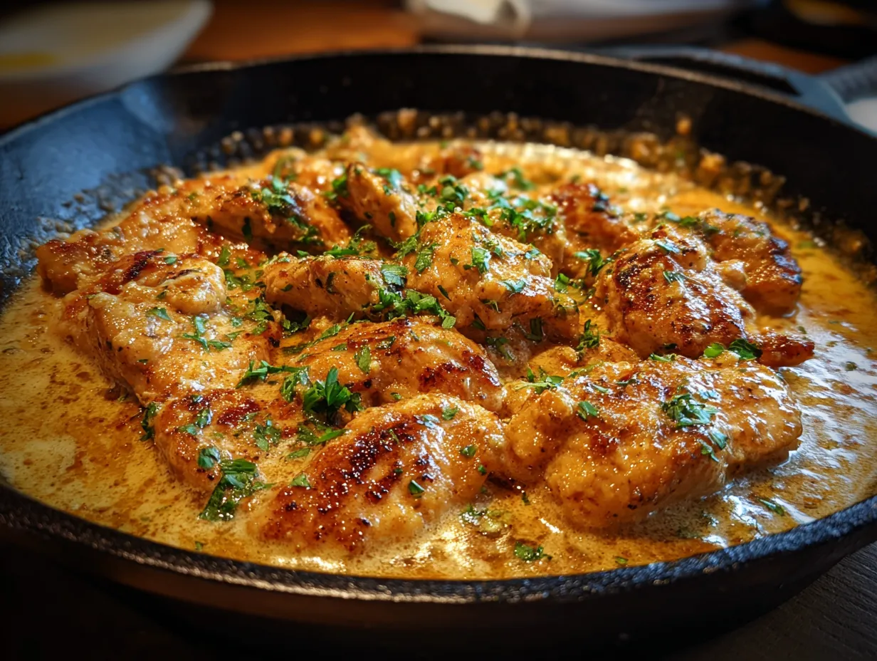Ultimate Texas Roadhouse Butter Chicken Skillet with Herb Butter and Tender Vegetables - main view
