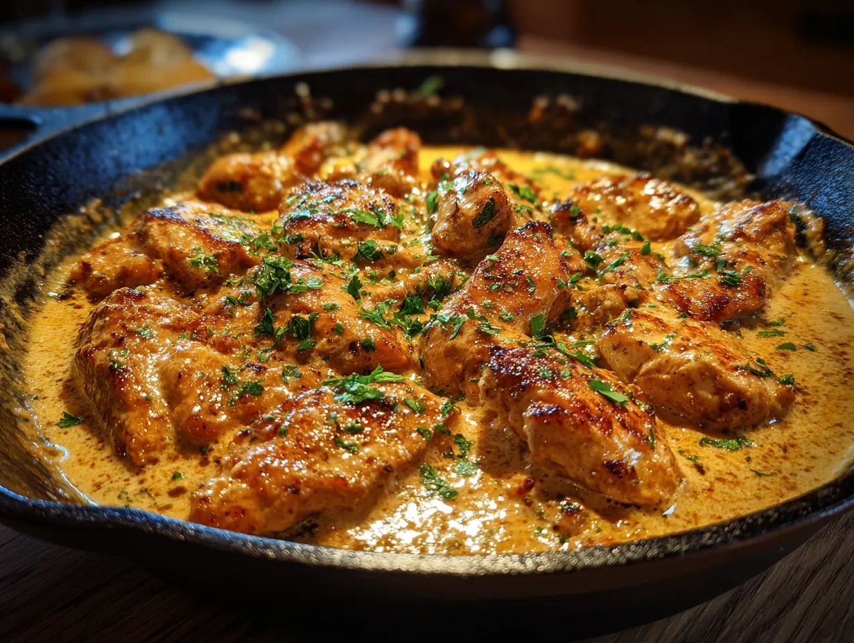 Ultimate Texas Roadhouse Butter Chicken Skillet with Herb Butter and Tender Vegetables - tertiary view