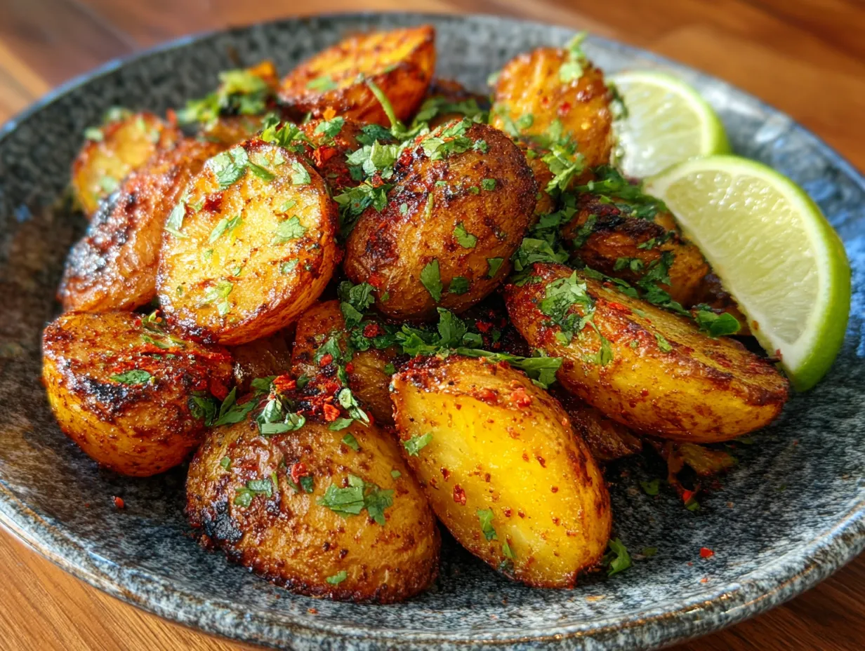 Ultimate Mexican Potatoes with Spicy Peppers and Crispy Golden Coating - secondary view