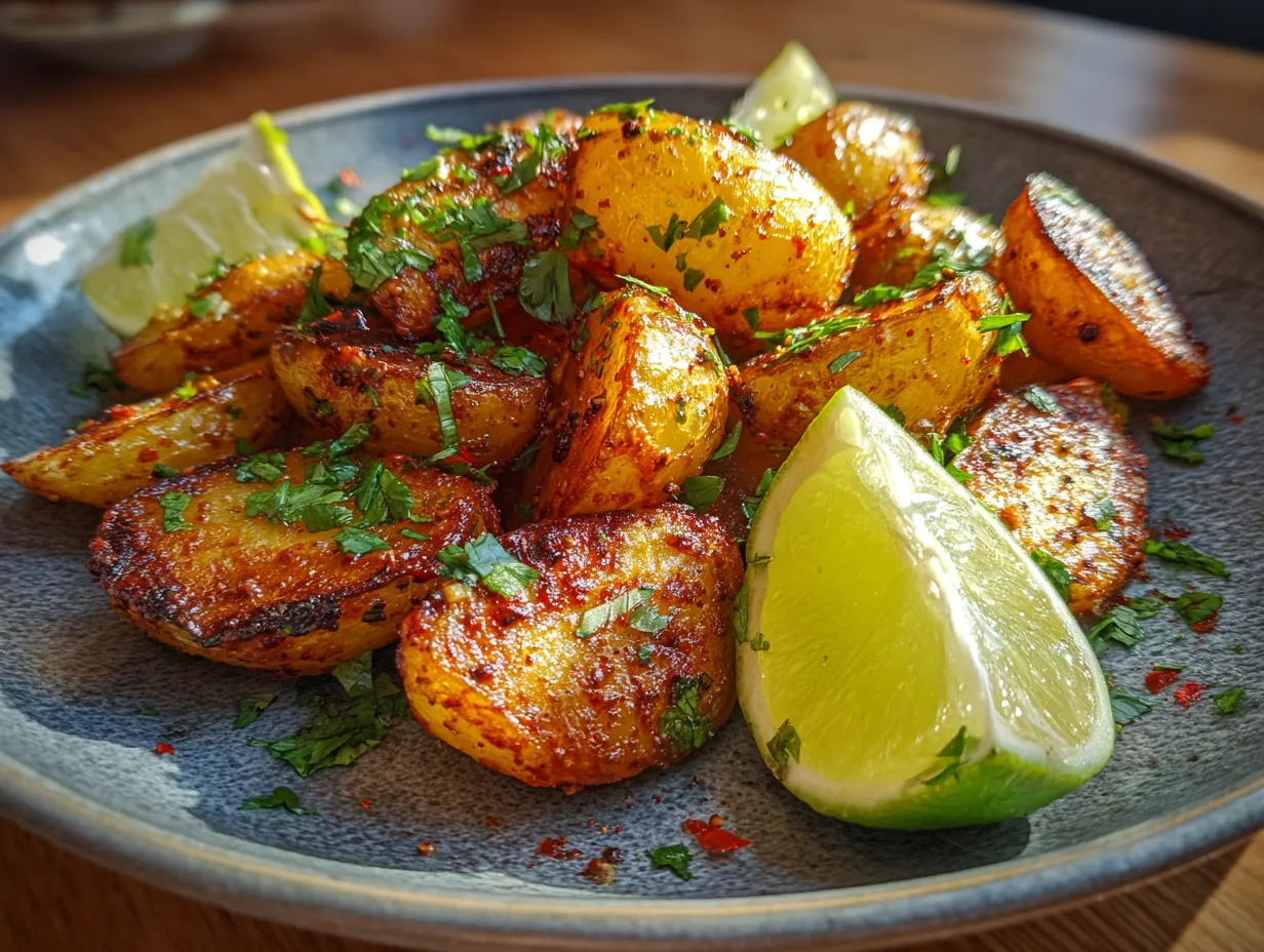 Ultimate Mexican Potatoes with Spicy Peppers and Crispy Golden Coating - main view