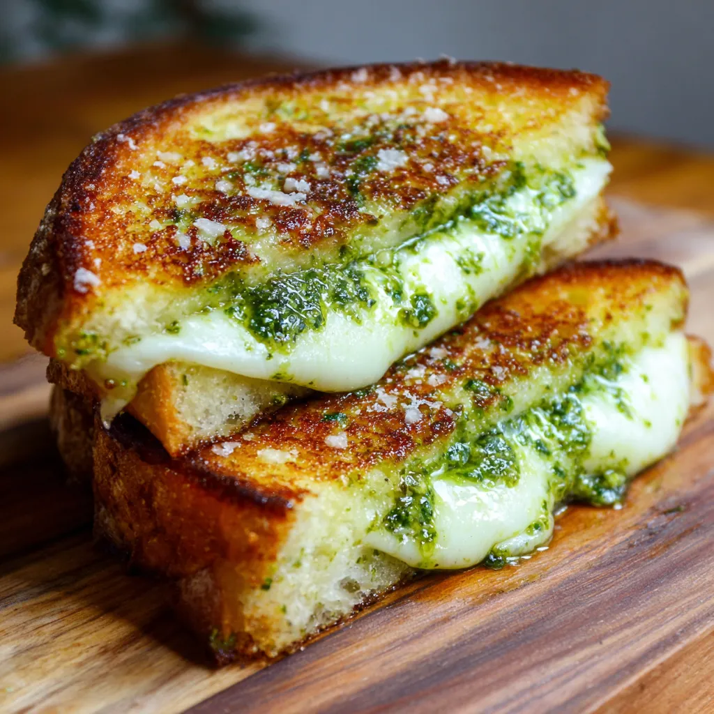 Best Pesto Grilled Cheese Sandwich - A Flavorful Twist on Classic Comfort - tertiary view