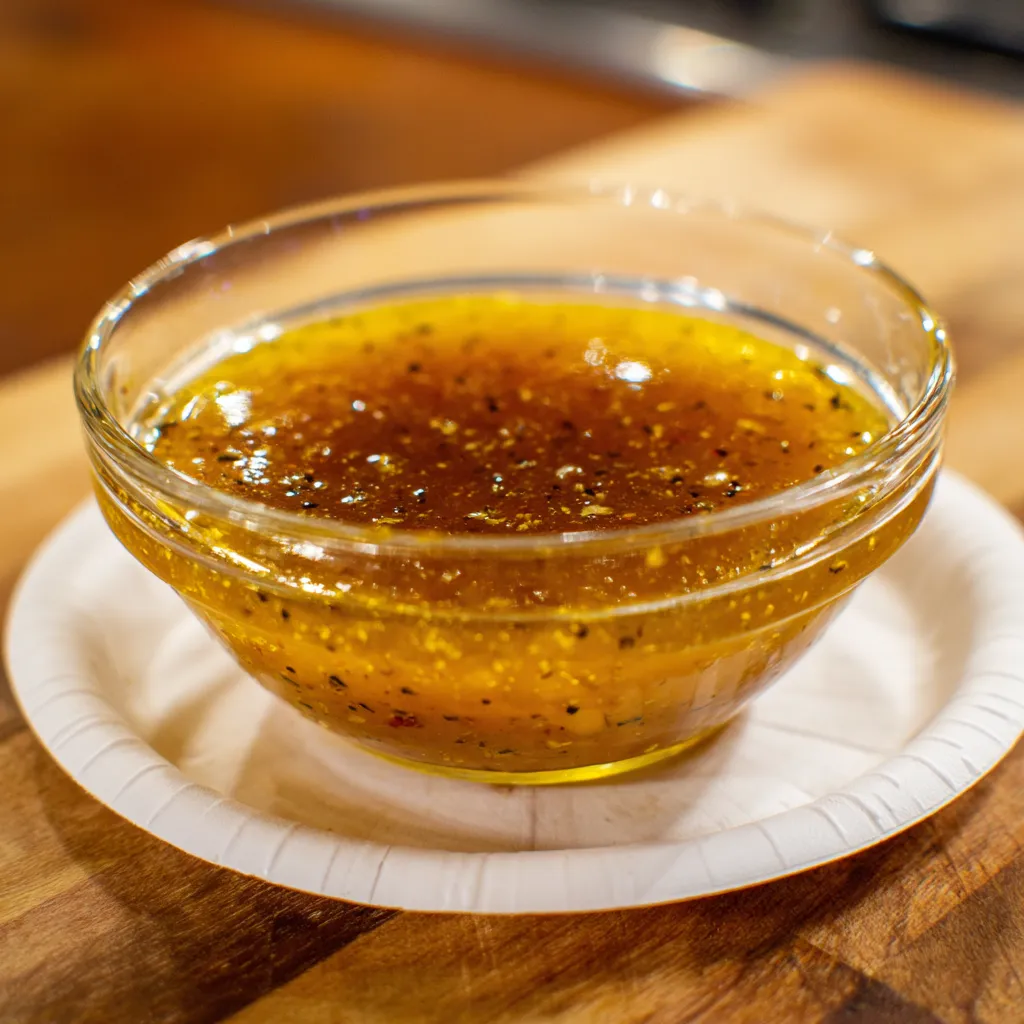 Gourmet Peach Honey Dijon Balsamic Vinaigrette with Fresh Fruit and Premium Ingredients - secondary view