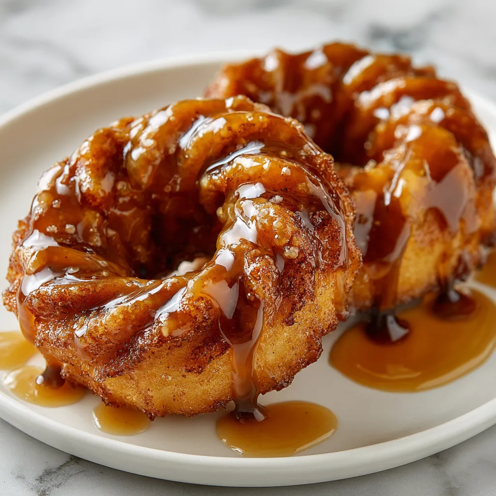 Hot Buttered Rum Glazed Crullers with Spiced Glaze and Tender Texture