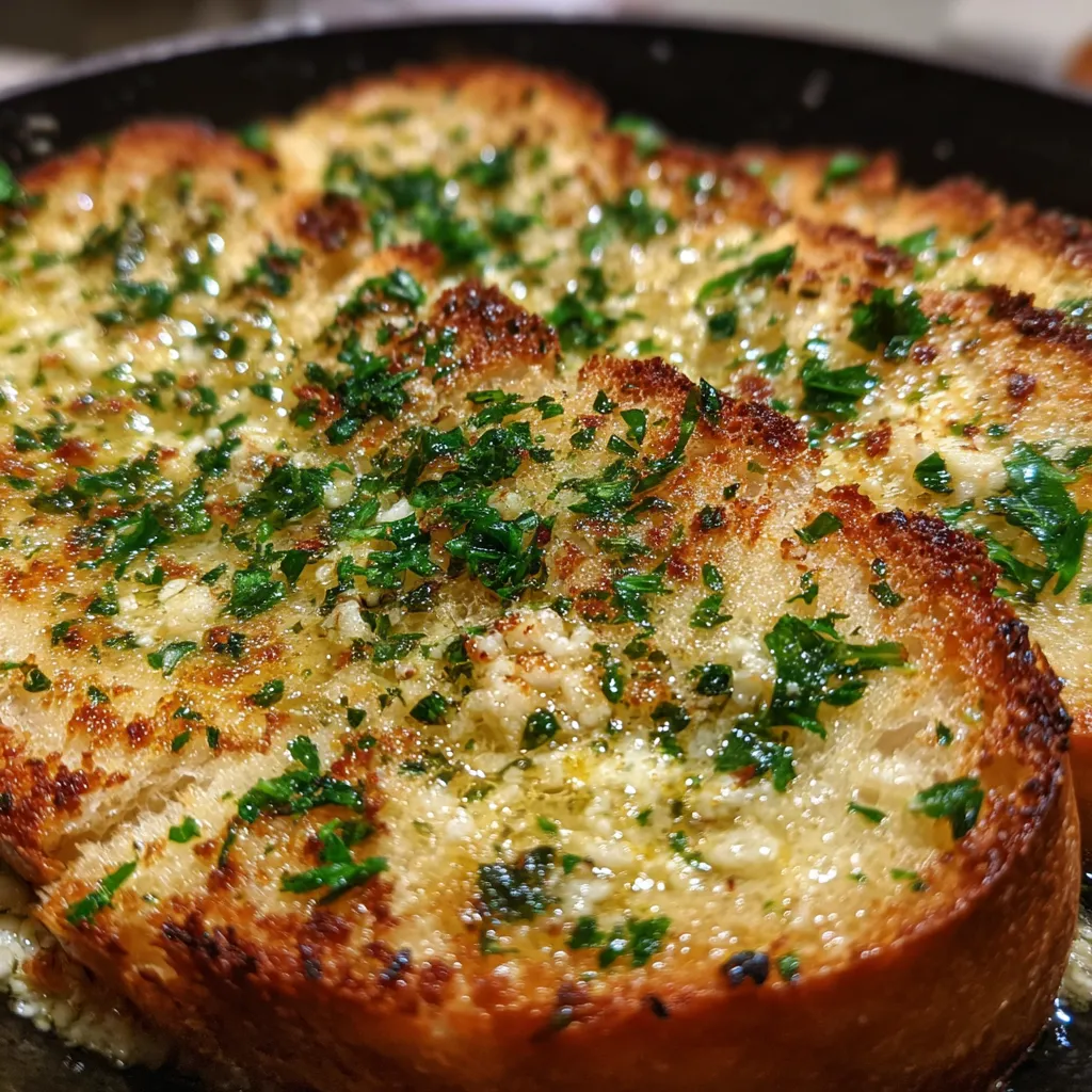 Ultimate Baked Garlic Bread Dip with Melted Cheese and Crispy Bread Bowl
