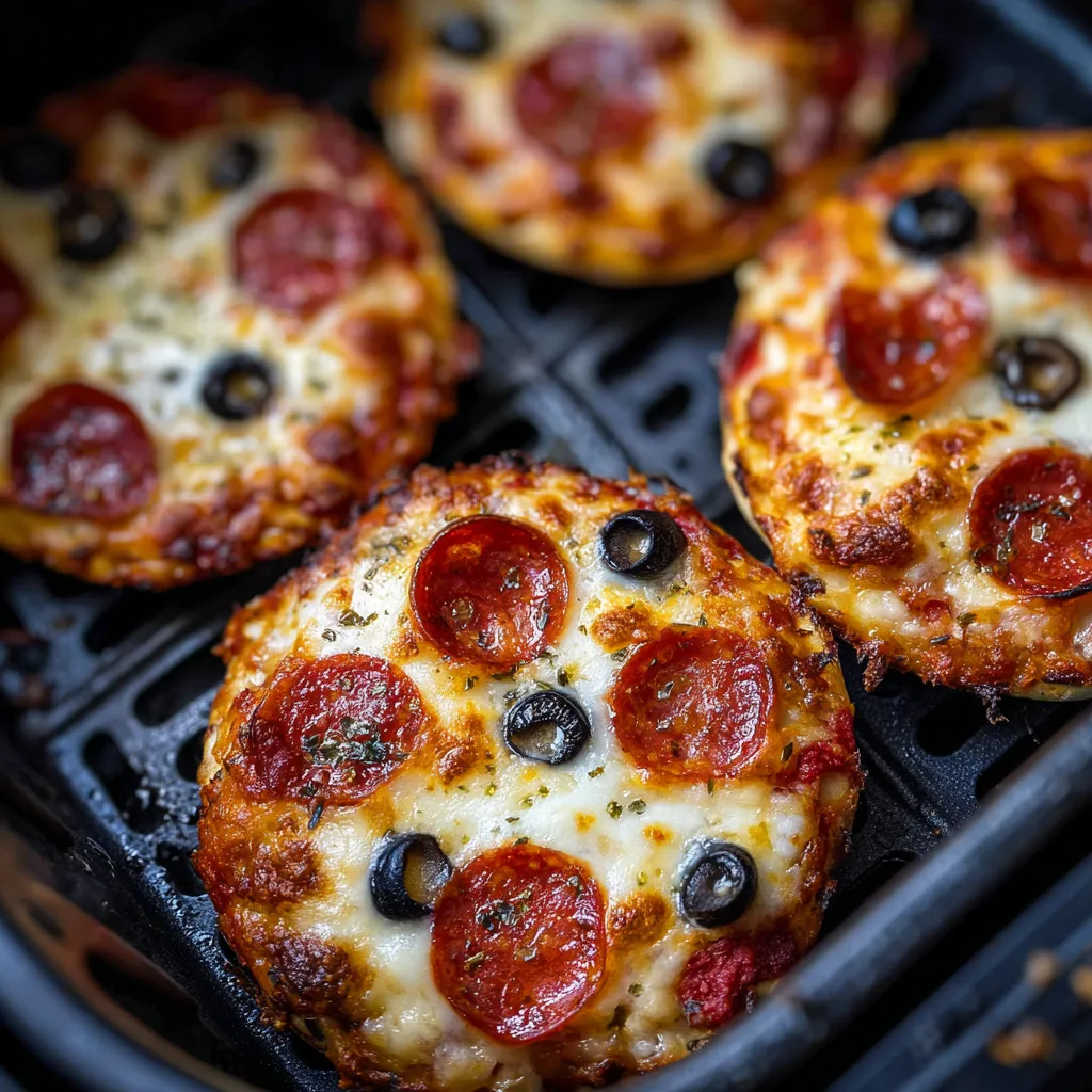 Ultimate Crispy Bagel Pizzas with Fresh Toppings and Melted Cheese - secondary view