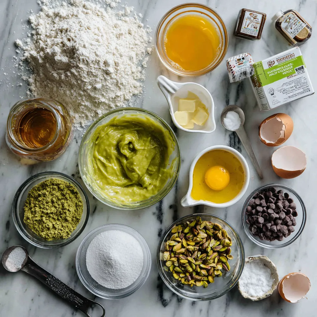 Soft and Chewy Pistachio Pudding Cookies with Vanilla Pudding Mix - secondary view